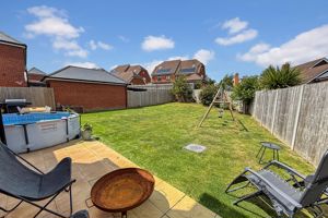 West Facing Rear Garden- click for photo gallery